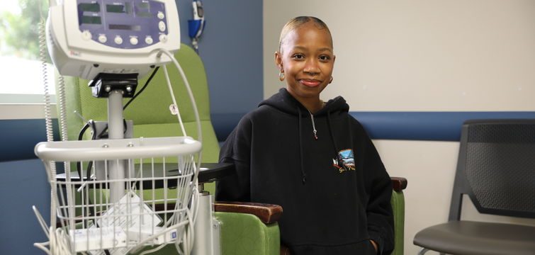 Genesis Williamson’s diagnosis of sickle cell disease happened at just three weeks old. She’s now 24. [Photo: Loma Linda University Health News]