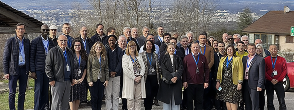 European Tri-Division Publishing Leaders’ Workshop in Collonges-sous-Salève, France. In the background, the Adventist university, Campus Adventiste du Salève, sits on a hill overlooking Geneva, Switzerland.