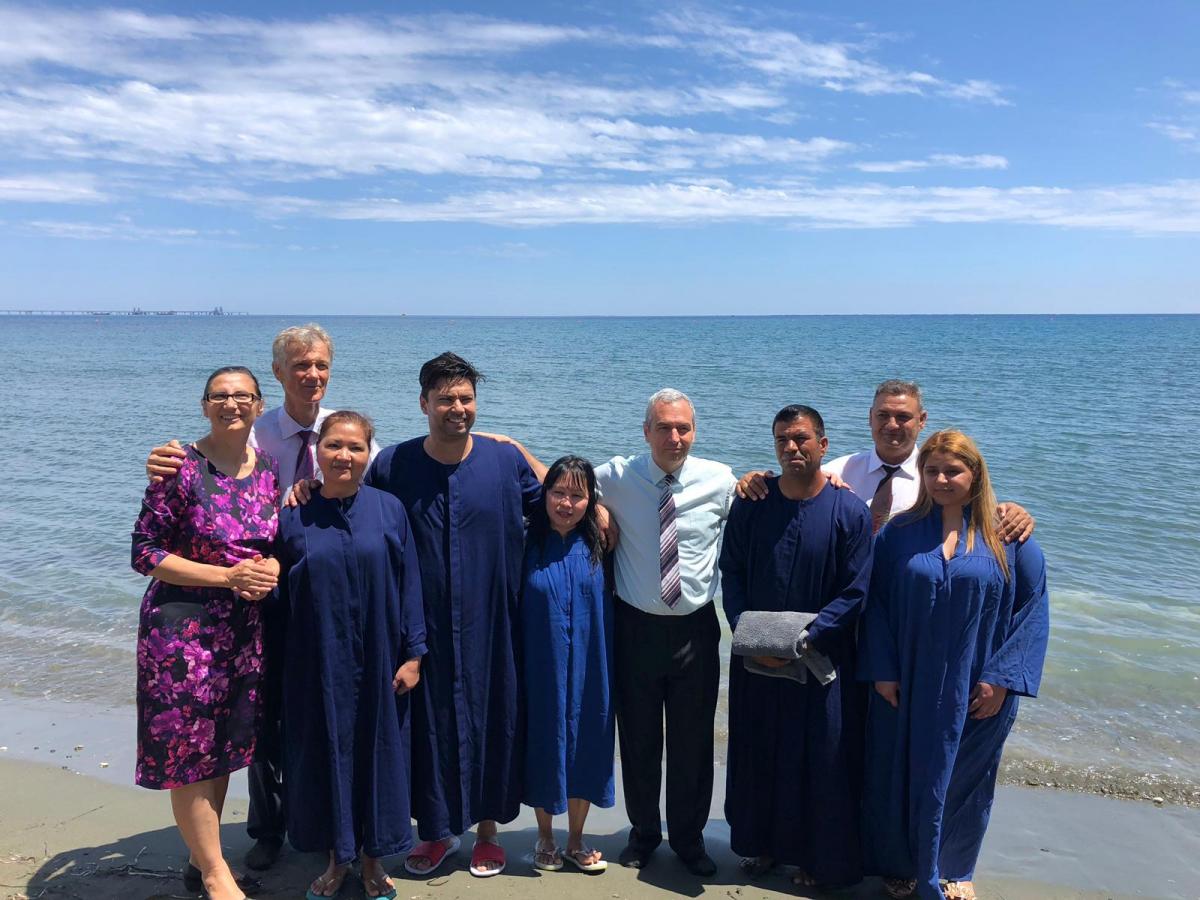 Cyprus May2019 baptism group